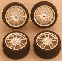 Pegasus Model 1281 M5S RIMS W/TIRES CHROME