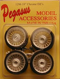 Pegasus Model 1296 DZS 19 RIMS W/TIRES CHROME