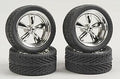 Pegasus Model 2301 23 TS RIMS W/TIRES CHROME