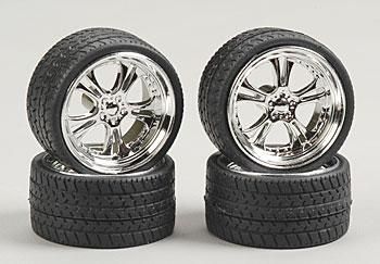 Pegasus Model 2303 23 PHAT DADDYS RIMS W/TIRES CHROME