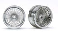 Pegasus Model 3001 1/10 CHROME WIRE RIMS