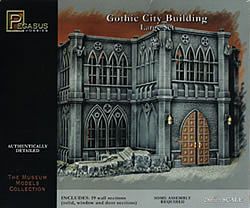 Pegasus Model 4923 Gothic City Building Large Set