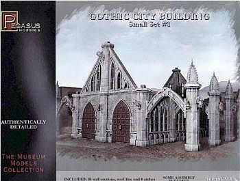 Pegasus Model 4924 Gothic City Building Small Set #1