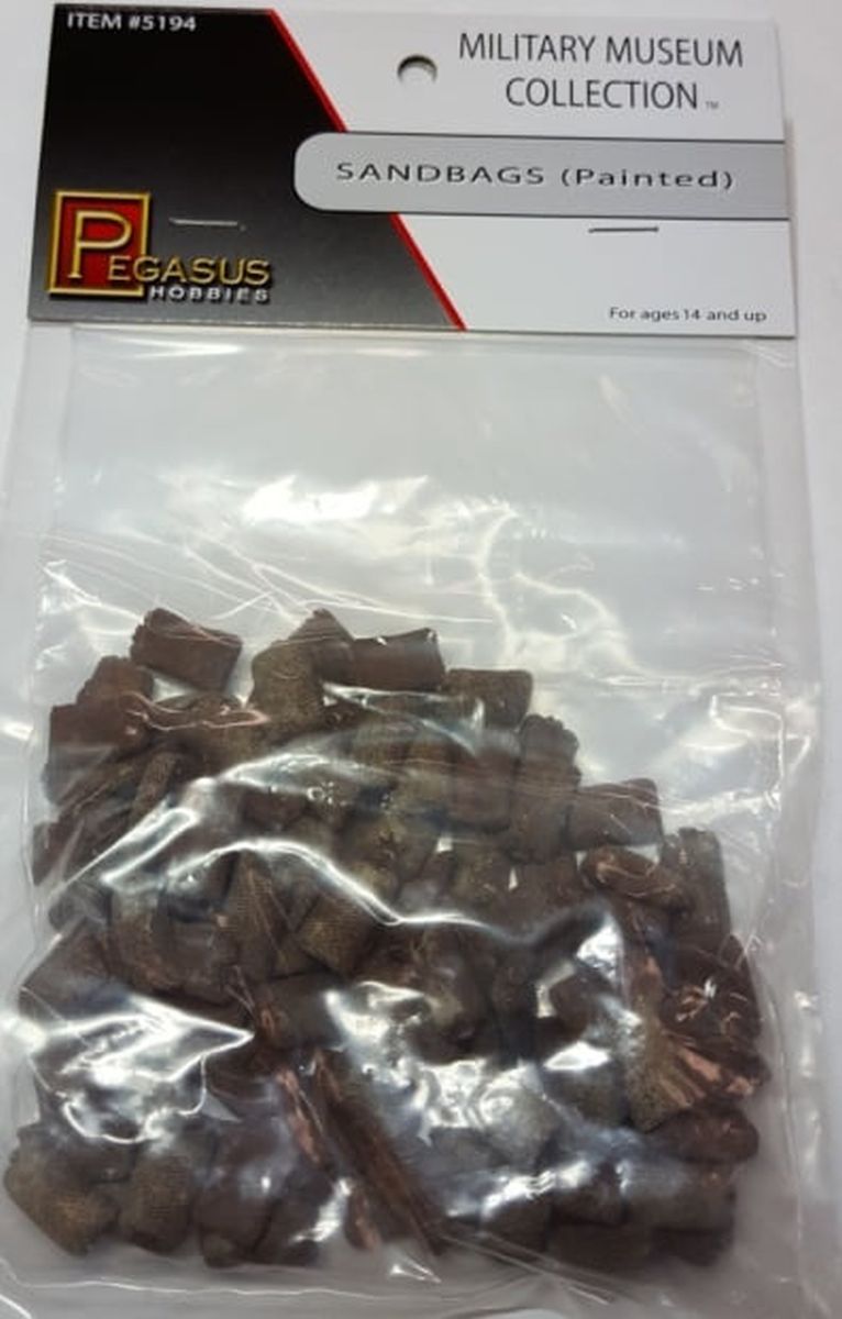 Pegasus Model 5194 Sandbags (Painted)