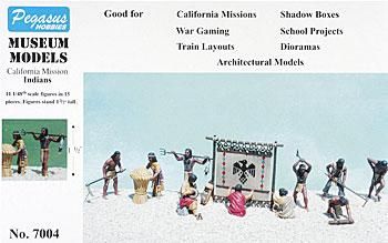 Pegasus Model 7004 California Mission Indians Set #1