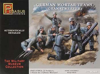 Pegasus Model 7204 German Mortar set