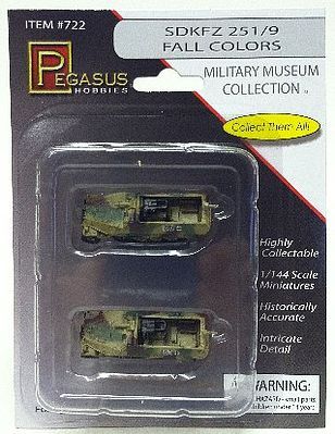 Pegasus Model 722 Sd.Kfz.251/9 Fall Colors (2)