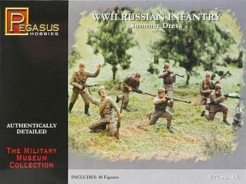 Pegasus Model 7268 WWII Russian Infantry Summer Dress