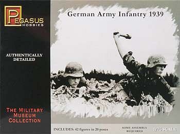 Pegasus Model 7499 German Army Infantry 1939 (1/76th)