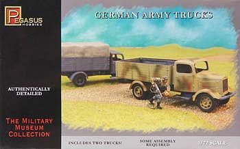 Pegasus Model 7610 German Army Trucks (2)