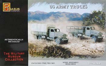 Pegasus Model 7651 US Army Trucks (2)