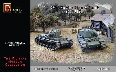Pegasus Model 7666 KV-1 Late Tanks (2)
