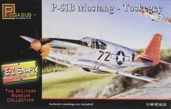 Pegasus Model 8404 E-Z Snapz P-51B Mustang Tuskegee