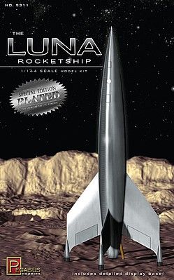 Pegasus Model 9311 Luna Rocketship Silver Plated Edition
