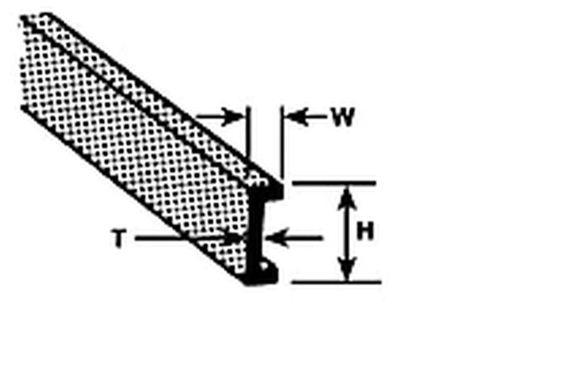 Plastruct 90041 (90041) Channel 1/16