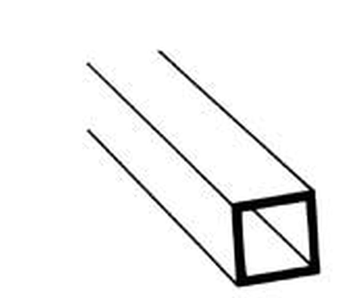 Plastruct 90201 (90201) Sq.Tube 1/8