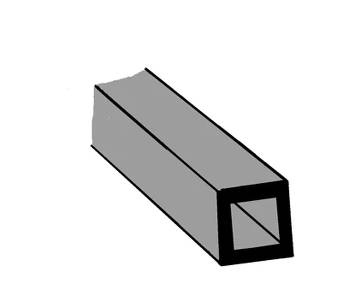 Plastruct 90205 (90205) Sq.Tube 3/8