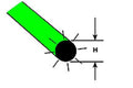 Plastruct 90264 (90264) 1/2 Lgth.Flour.Rod