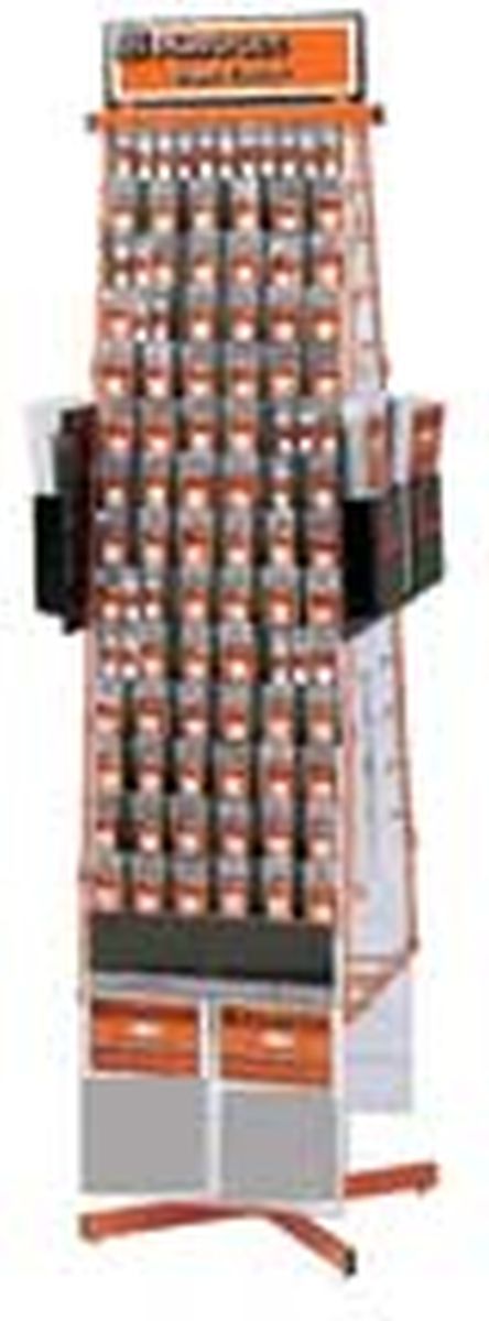 Plastruct 9088 Gray ABS Super Center Floor Display Assortment with Free Mer