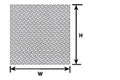 Plastruct 91687 HO gauge White Diamond Plate Sheet 12  x 7  (2 per pack)