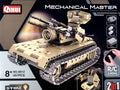 Qihui 8012 Tech Bricks R/C Anti-Aircraft Tank STEM