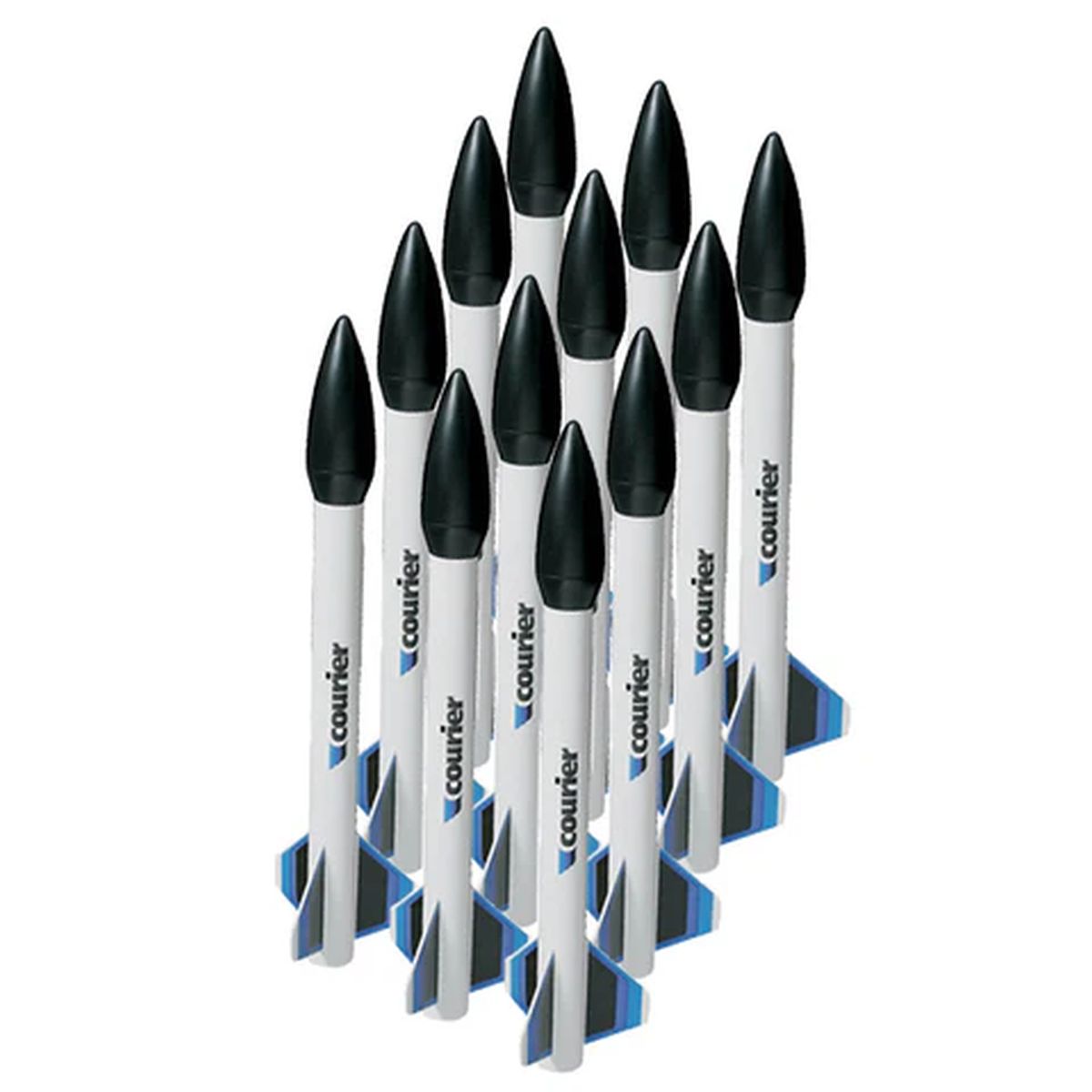 Quest Model Rocket 5496 Courier Value Pack (12 rkts)