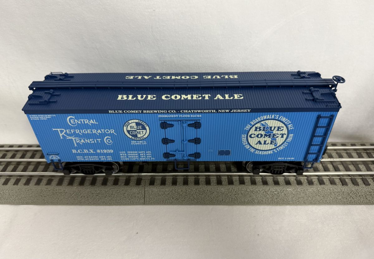 Ready Made Trains RMT 861262 O Woodside Reefer Blue Comet Beer #81939