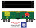 Ready Made Trains RMT 8619911 O Woodside Reefer Black River Milk