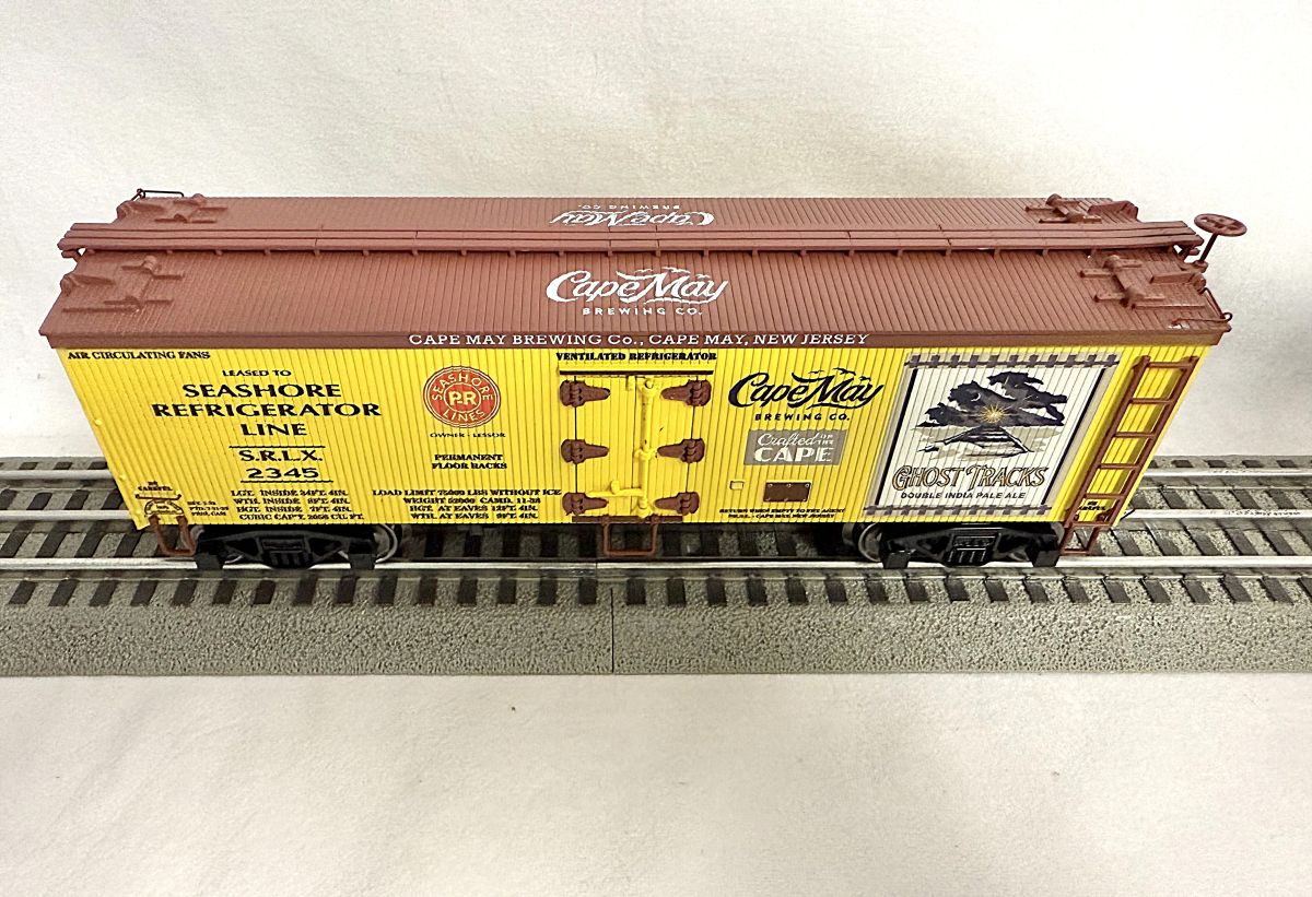 Ready Made Trains RMT 861991882 O Woodside Reefer Cape May Ghost Tracks Beer