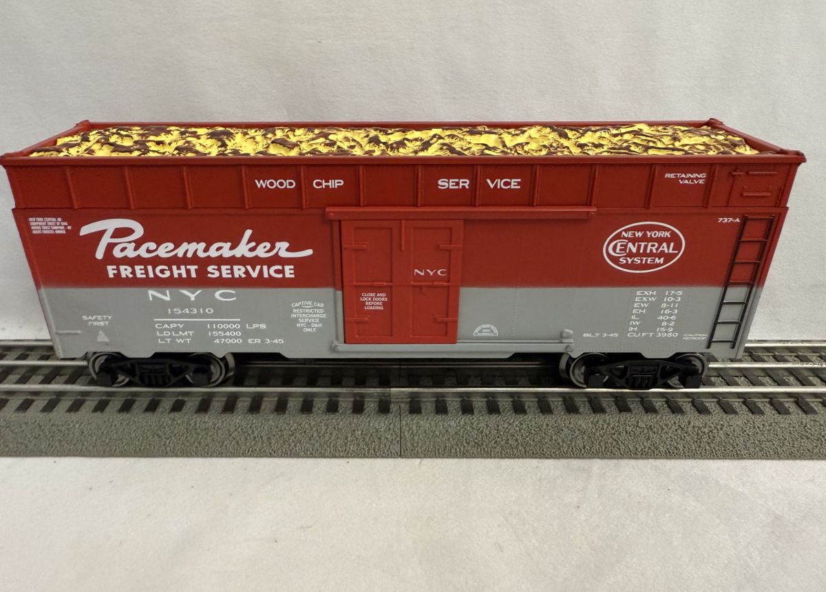 Ready Made Trains RMT 86421 O Woodchip Car NYC Pacemaker