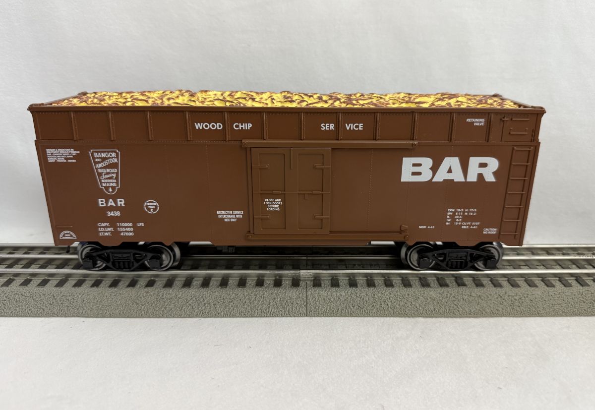 Ready Made Trains RMT 86467 O Woodchip Car BAR