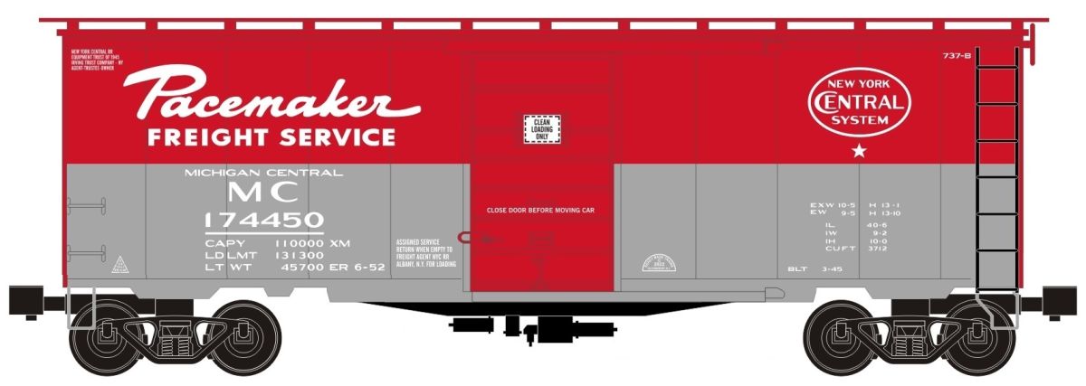 Ready Made Trains RMT 964212 O Boxcar NYC Michigan Central