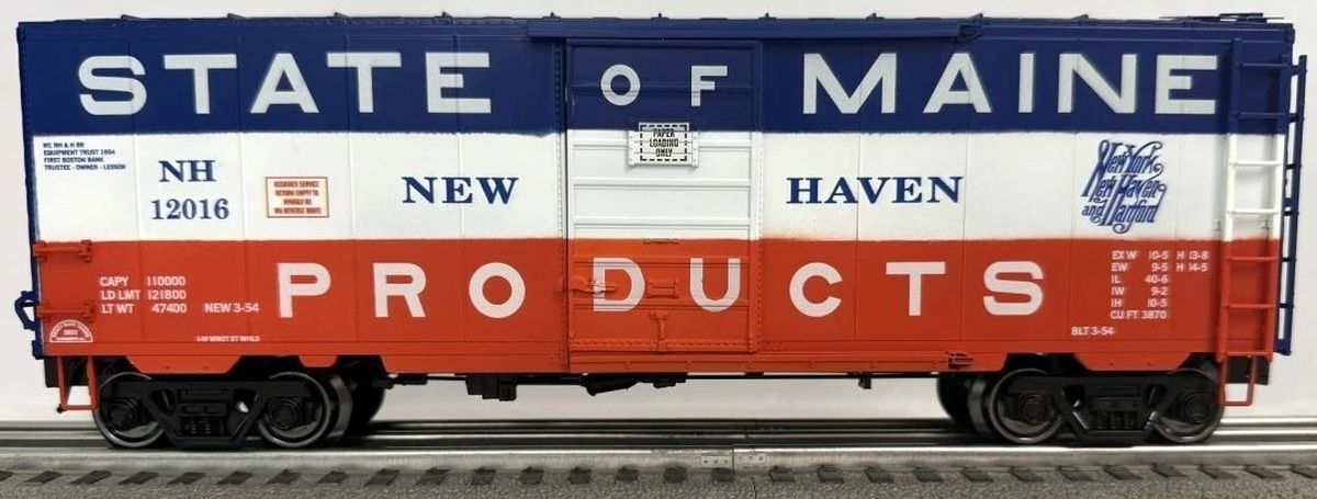 Ready Made Trains RMT 96449 O Boxcar NH Red/White/Blue