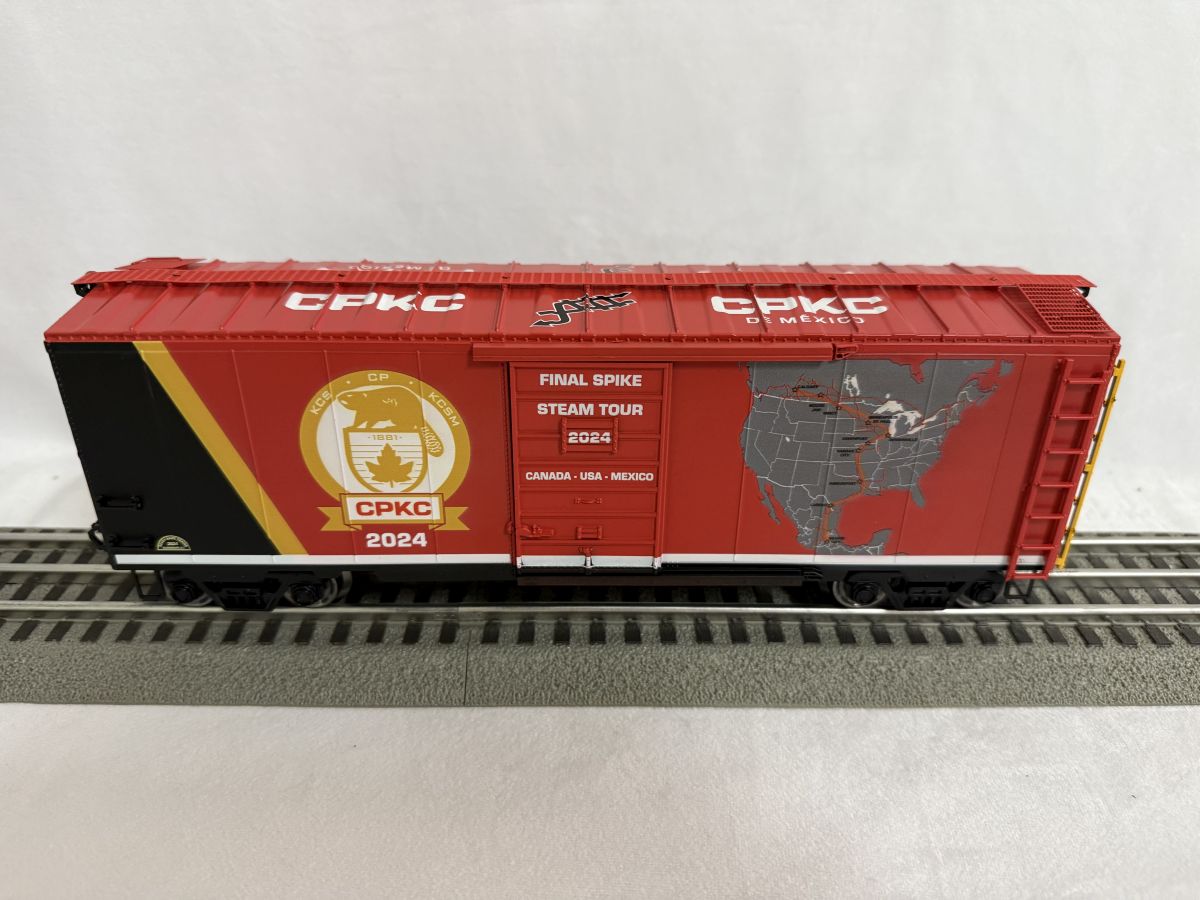 Ready Made Trains RMT 96455 O Boxcar CPKC 2024 Steam Tour
