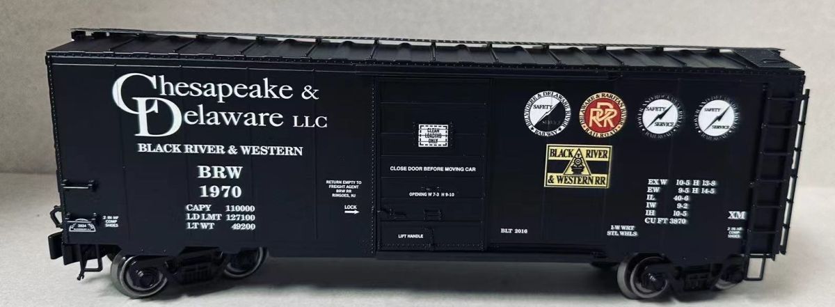 Ready Made Trains RMT 964991581 O Boxcar Chesapeake & Delaware Black River & Western