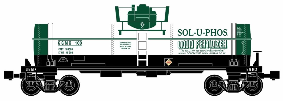 Ready Made Trains RMT 96899173 O Tank Car SOL-U-PHOS