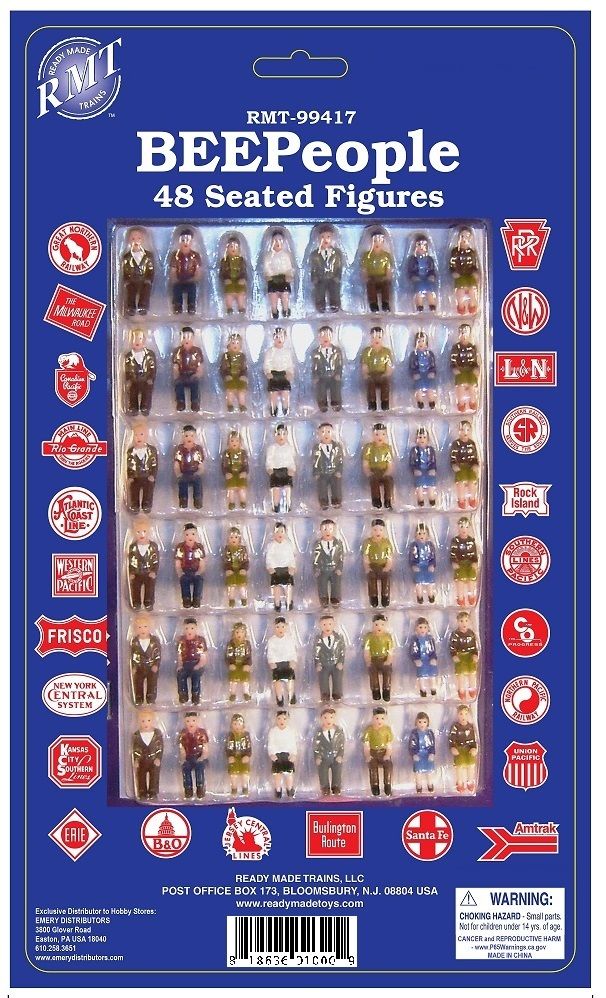 Ready Made Trains RMT 99417 O Seated Figures/48pc