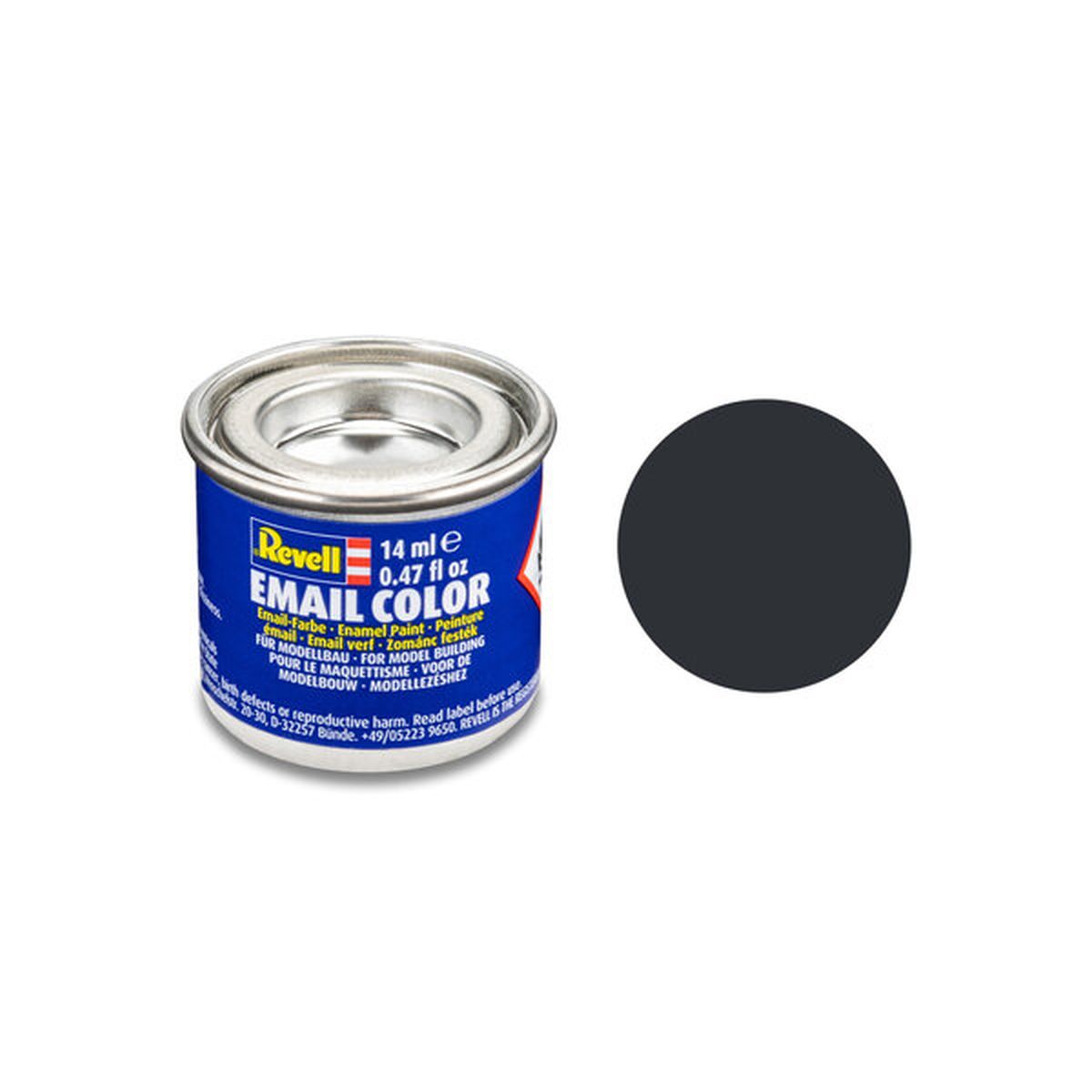 Revell RMX32109 Enamel Mat Anthracite Grey Ral 7021 14ml-tin