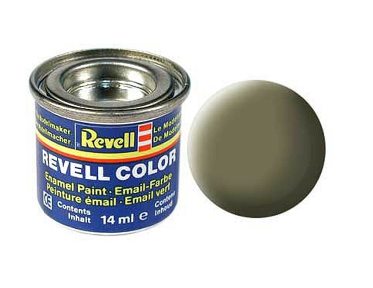 Revell RMX32145 Enamel Mat Light Olive Ral 7003 14ml-tin