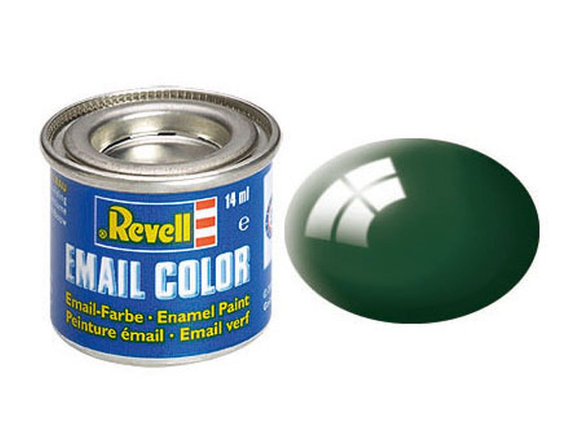 Revell RMX32162 Enamel Gloss Moss Green Ral 6005 14ml-tin
