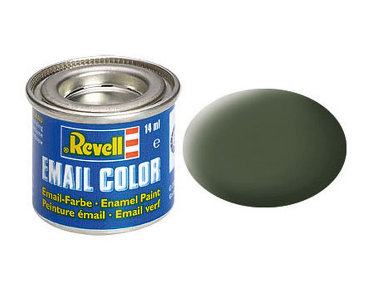 Revell RMX32165 Enamel Mat Bronze Green Ral 6031 14ml-tin
