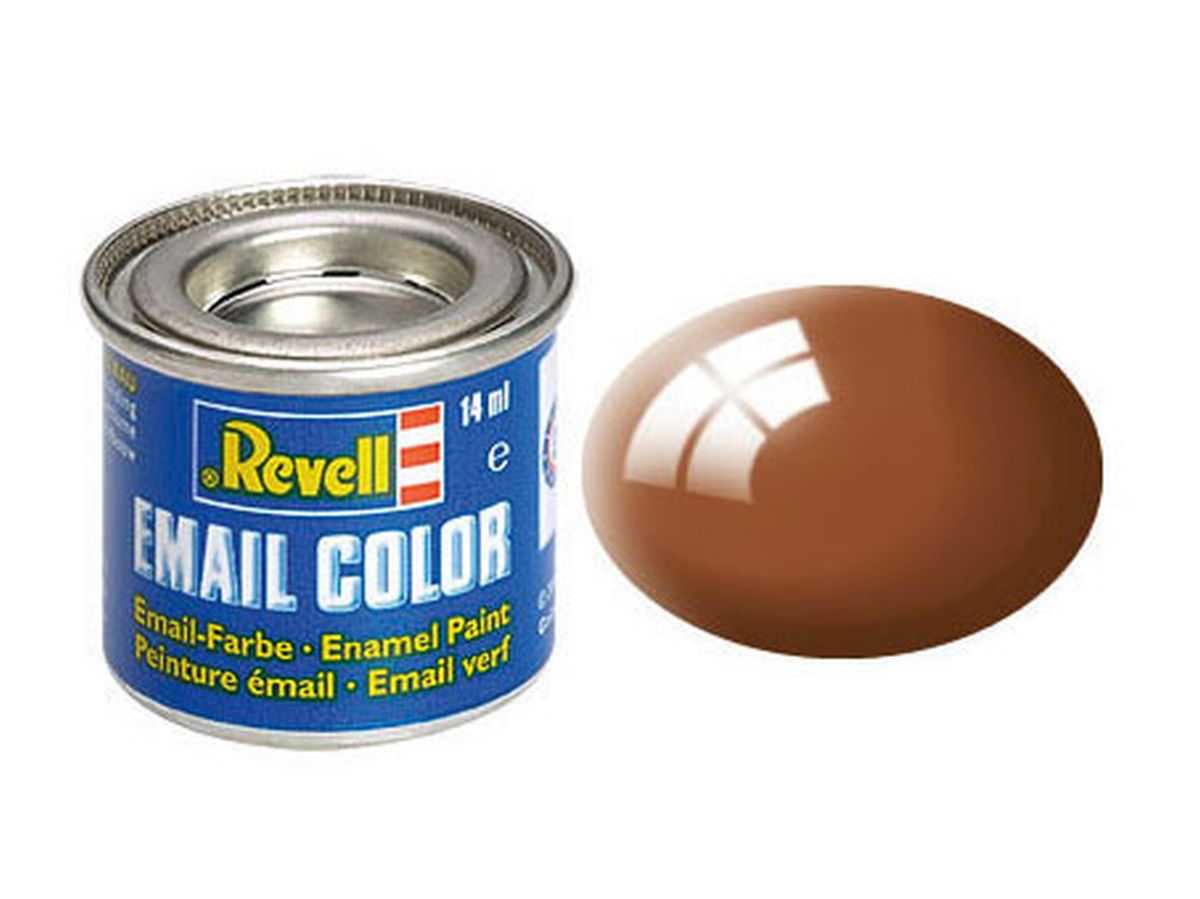 Revell RMX32180 Enamel Gloss Mud Brown Ral 8003 14ml-tin