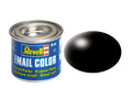 Revell RMX32302 Enamel Silk Black Ral 9005 14ml-tin