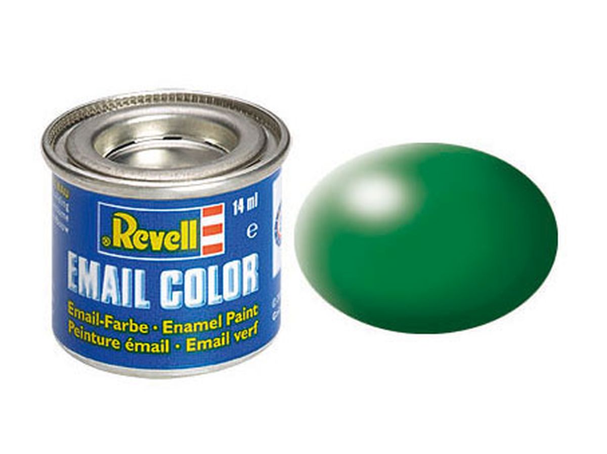 Revell RMX32364 Enamel Silk Leaf Green Ral 6001 14ml-tin