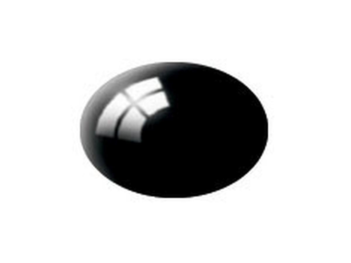 Revell RMX36107 Acrylic Gloss Black Ral 9005 18ml