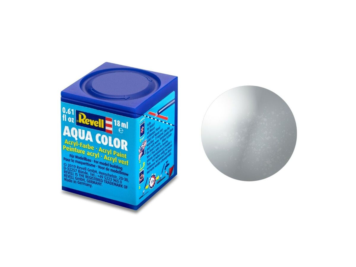 Revell RMX36190 Acrylic Metallic Silver 18ml