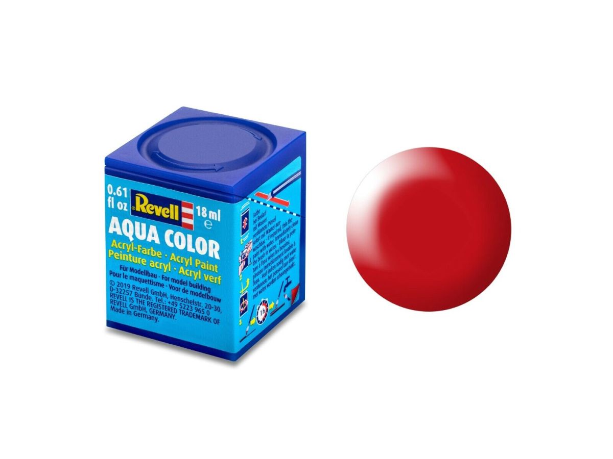Revell RMX36332 Acrylic Silk Luminous Red 18ml