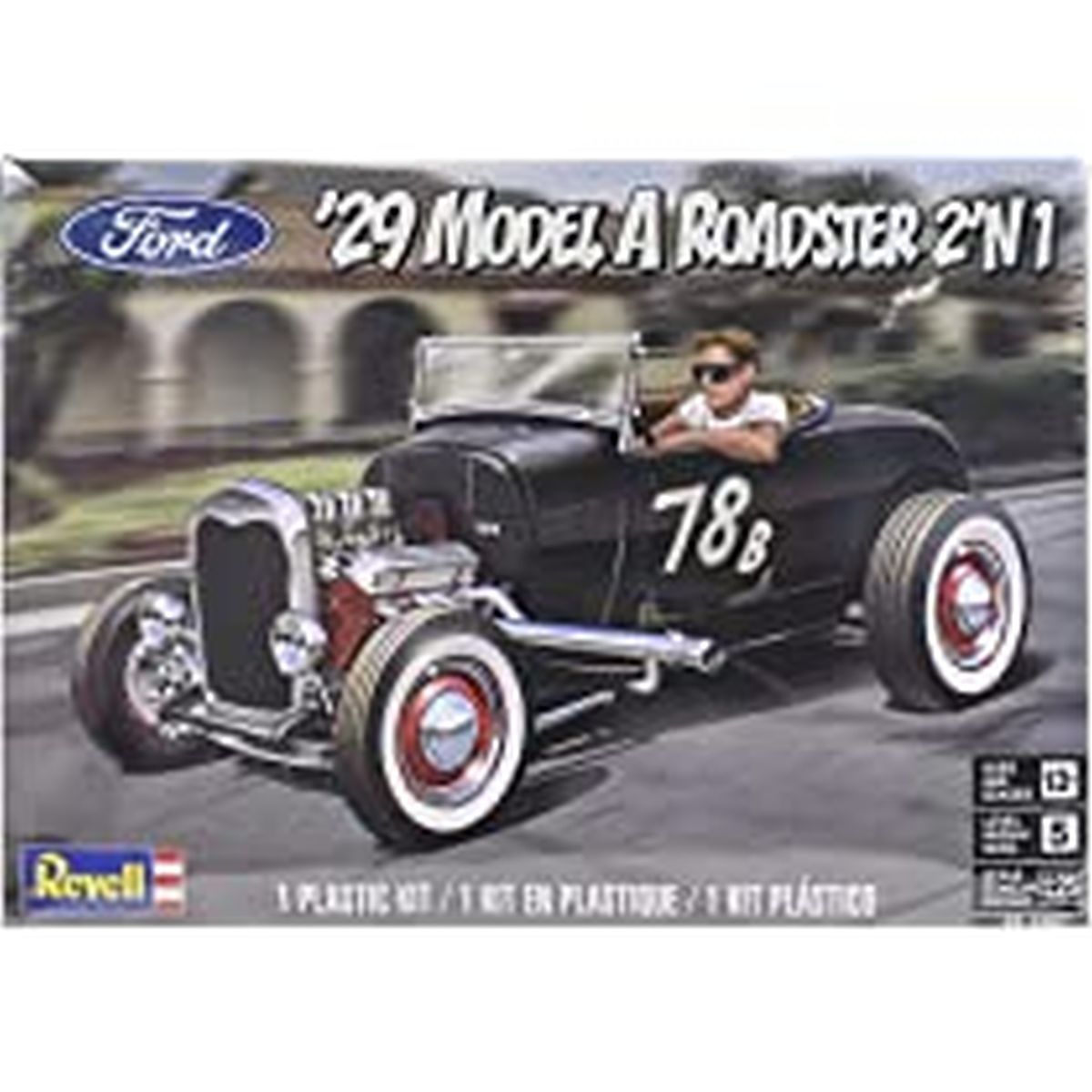 Revell Model 854463 29 Ford Model A Roadster Skill 5