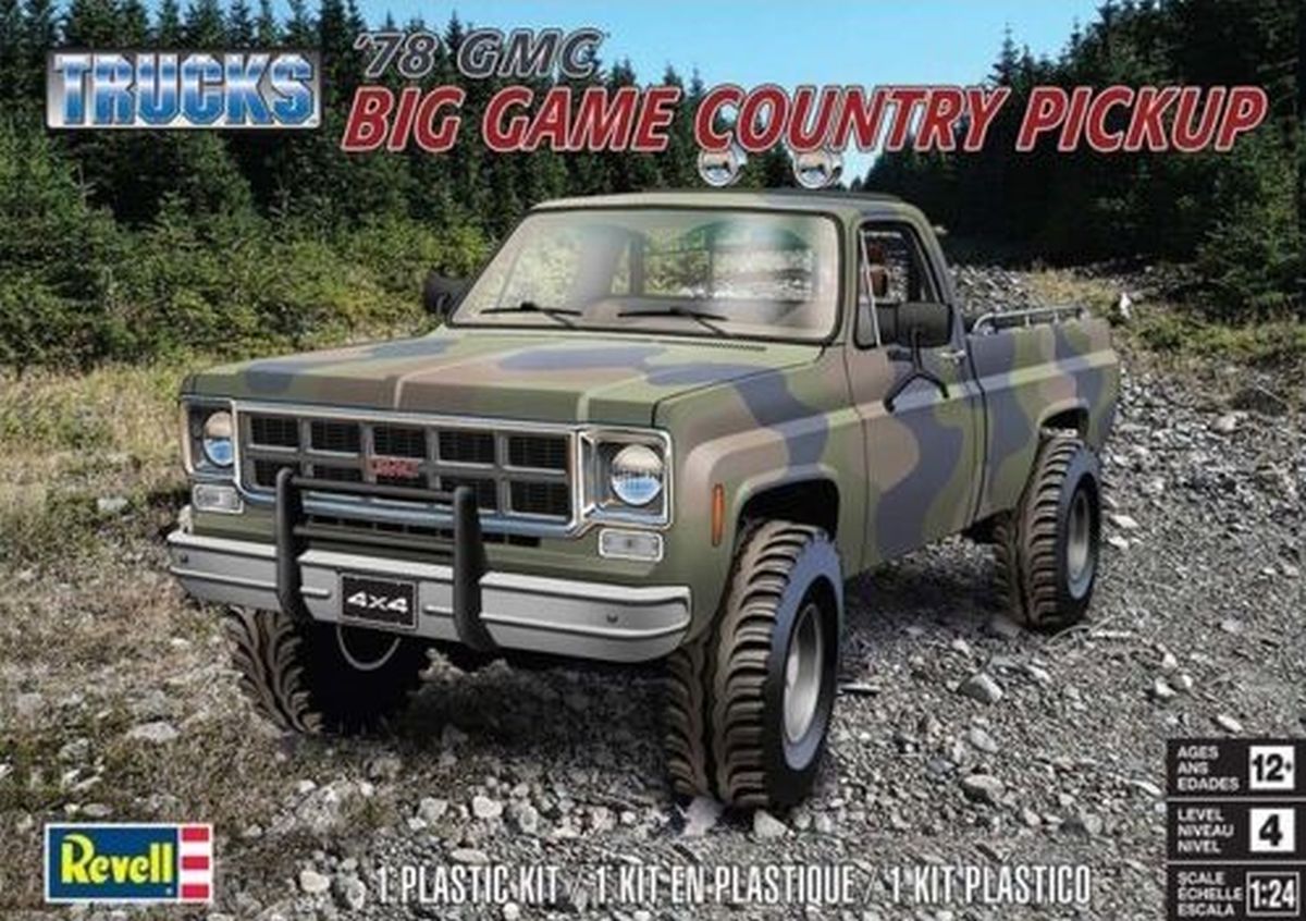 Revell Model 857226 78 Gmc Big Game Country Pickup Skill 4