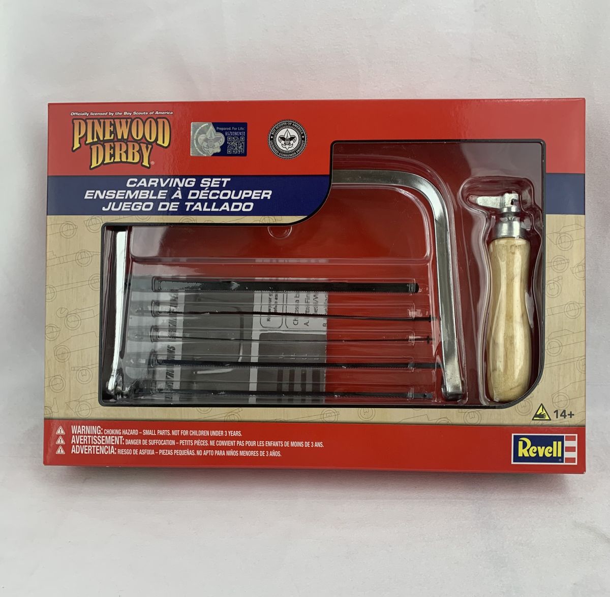 Revell Pinewood Derby Y9648 Bsa Pwd Carving Set